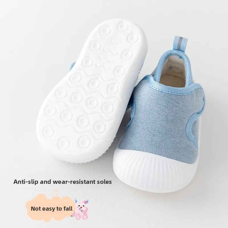 Детская хлопковая обувь для малышей, новая зимняя нескользящая крутая детская напольная обувь на мягкой подошве, теплая и удобная детская обувь для малышей