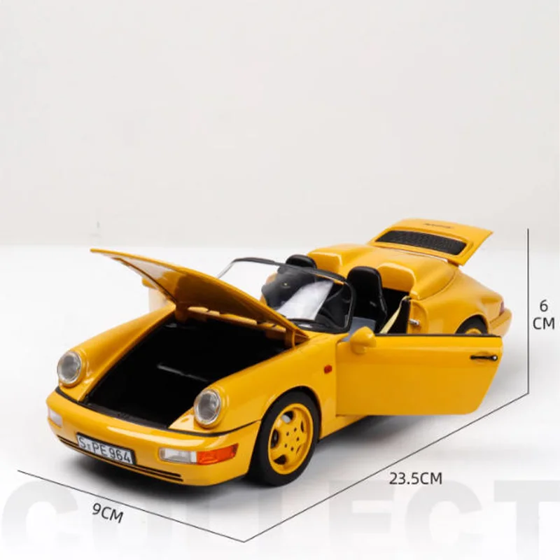 NOREV 1:18 مقياس 1993 911 964 Speedster محاكاة سبيكة سيارة نموذج عرض ثابت تحصيل لعبة هدية تذكارية الديكور