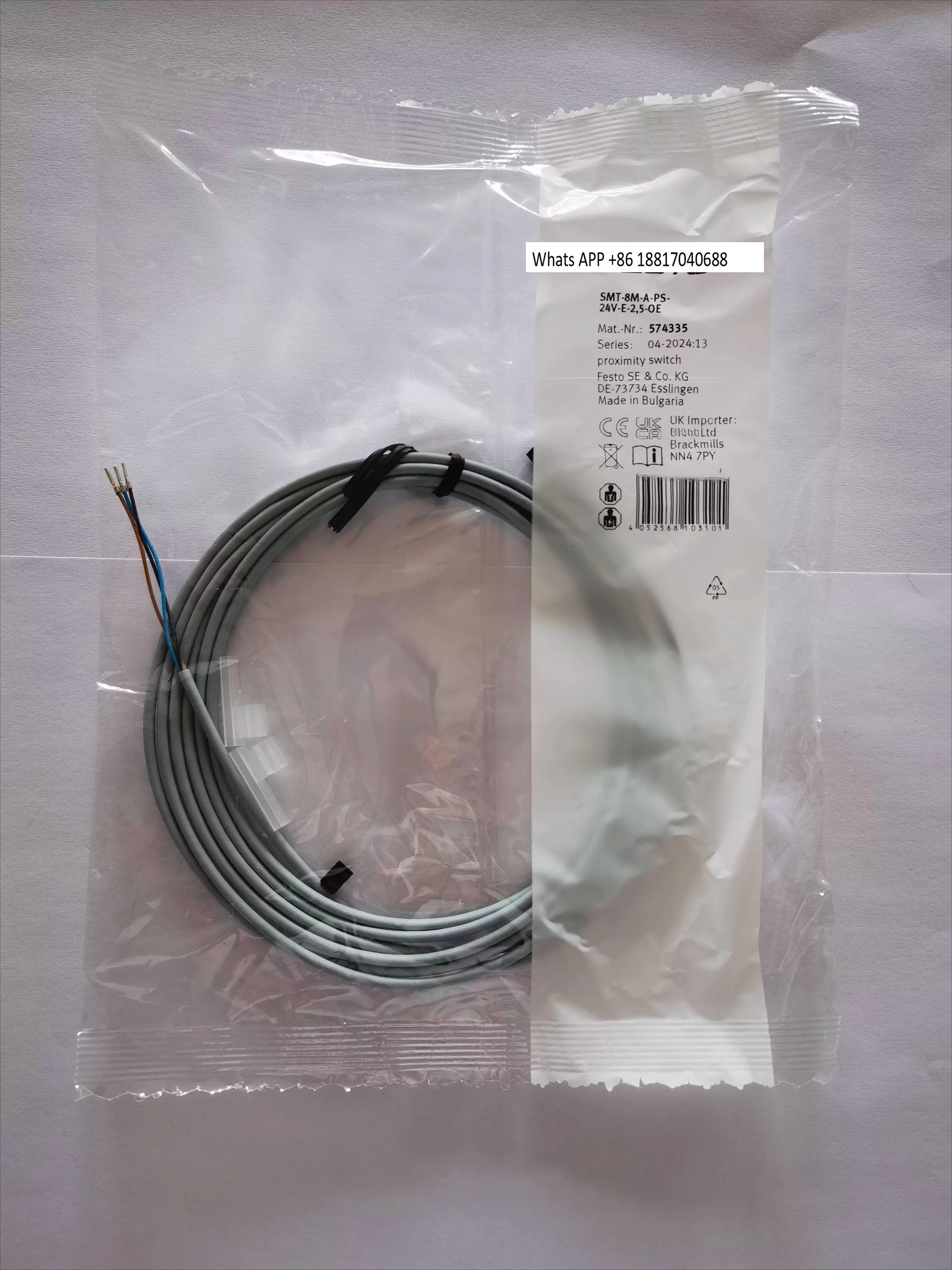 

574335 SMT-8M-A-PS-24V-E-2,5-OE Brand new, original genuine
