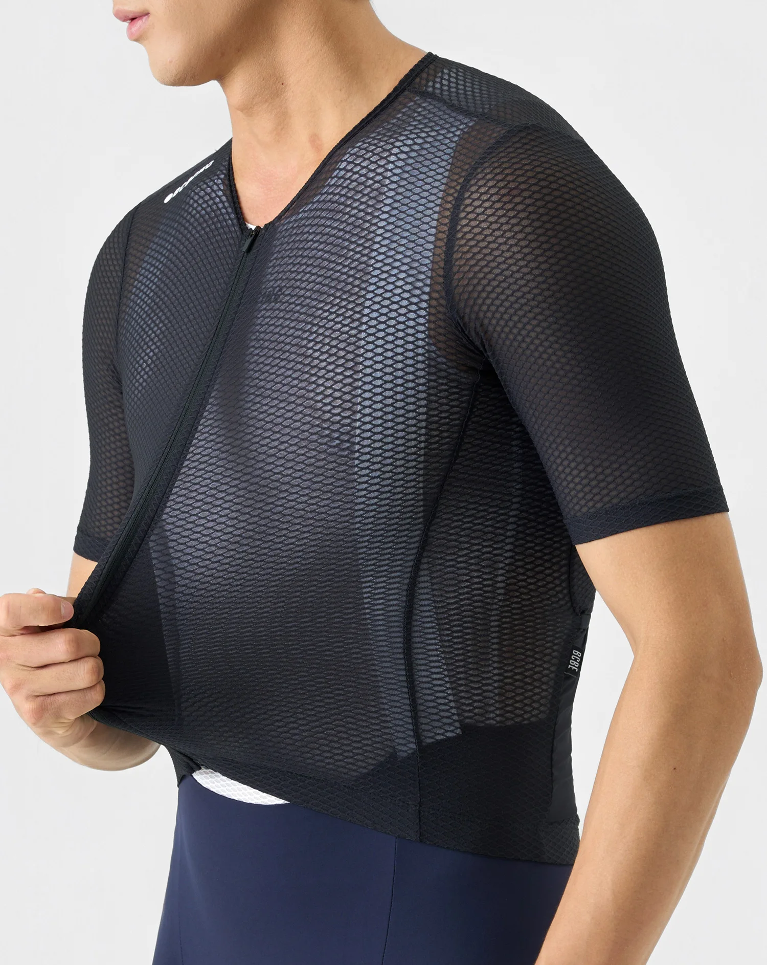 BCBE-ING Herren-Profi-Radtrikot, kurzärmelig, schmale Passform, Netzstoff, Rennrad-Shirt, Kleidung, Maillot Ciclismo Hombre, mit Taschen – Detail 12