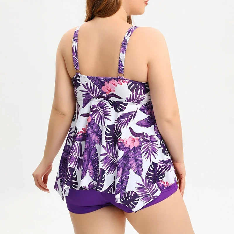 Maillot de bain surdimensionné pour femmes, Bikini fendu, Sexy, imprimé, col en v, bretelles, Kimono, Cover-up, boxeurs, GM2323, nouvelle collection 2024