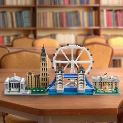 3430pcs London Tower Bridge City Skyline Building Blocks Large World's Famous Architecture Model Adult Assembled Toys Kids Gifts