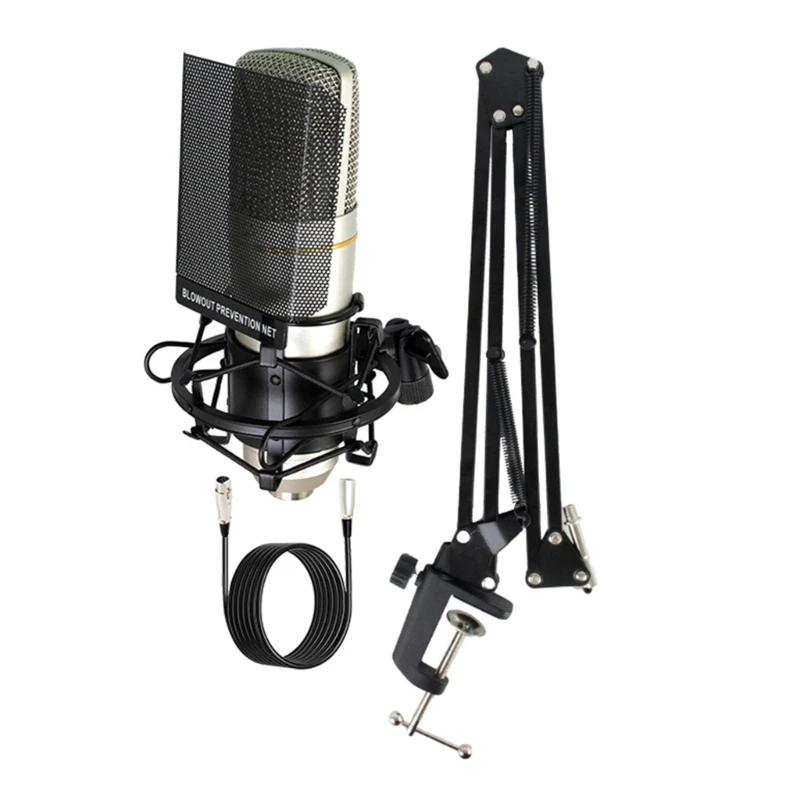 48V Large Diaphragm Condenser Microphone Professional Broadcast Microphone