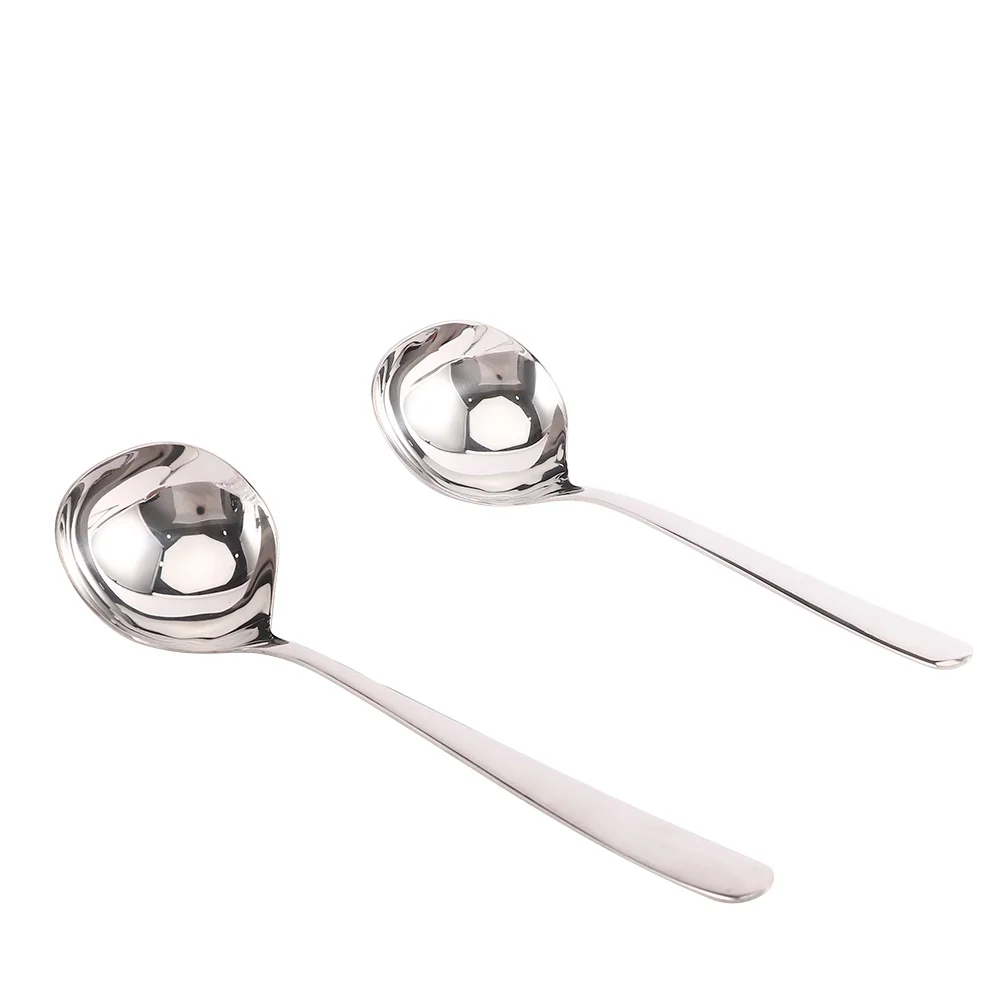 

Creative Home Dining Cooking Stainless Steel Thicken Soup Ladle Tableware Soup Spoon Dinner Scoop