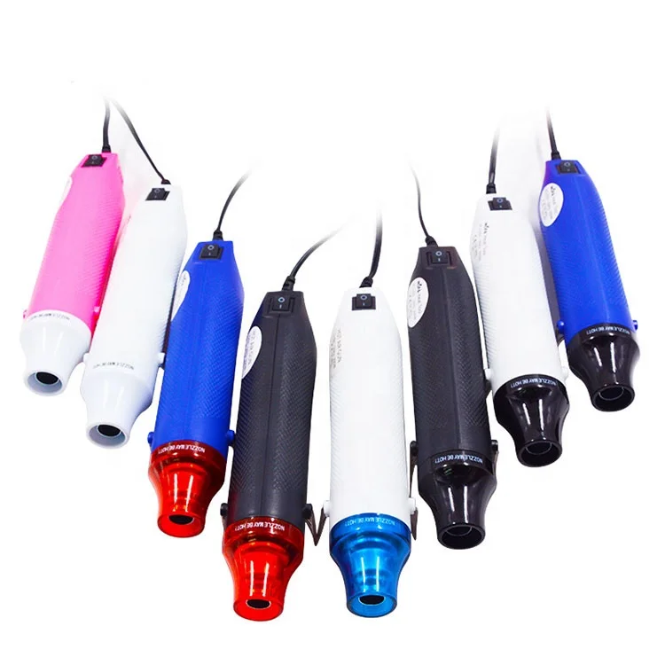 5PCS 220V 110V Electric Hot Air Blower Gun Stainless Steel Bracket Supporting DIY Polymer Clay Shaping Tool With Plastic Materia