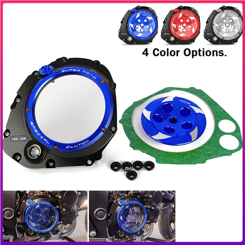 

For Suzuki GSX-S750 GSXS750 GSX S750 2005-2023 Motorcycle Engine Guard Accessories GSXS 750 Clear Clutch Cover