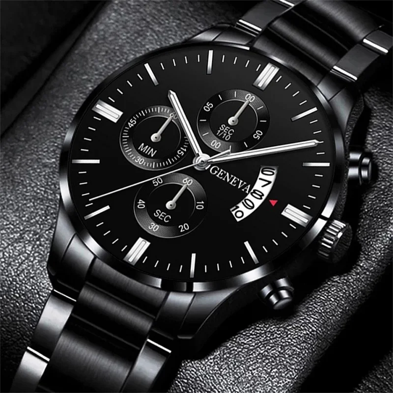 relogio masculino Moda Esportes Dos Homens Relógios Homens de Aço Inoxidável Relógio de Pulso de Quartzo para o Homem de Negócios de Luxo Relógio De Couro Ocasional часы мужские