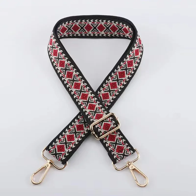 Versatile Style 3.8cm New Jacquard Bag Strap Shoulder Strap Adjustable And Replaceable Bag Shoulder Strap Diagonal Cross Accesso