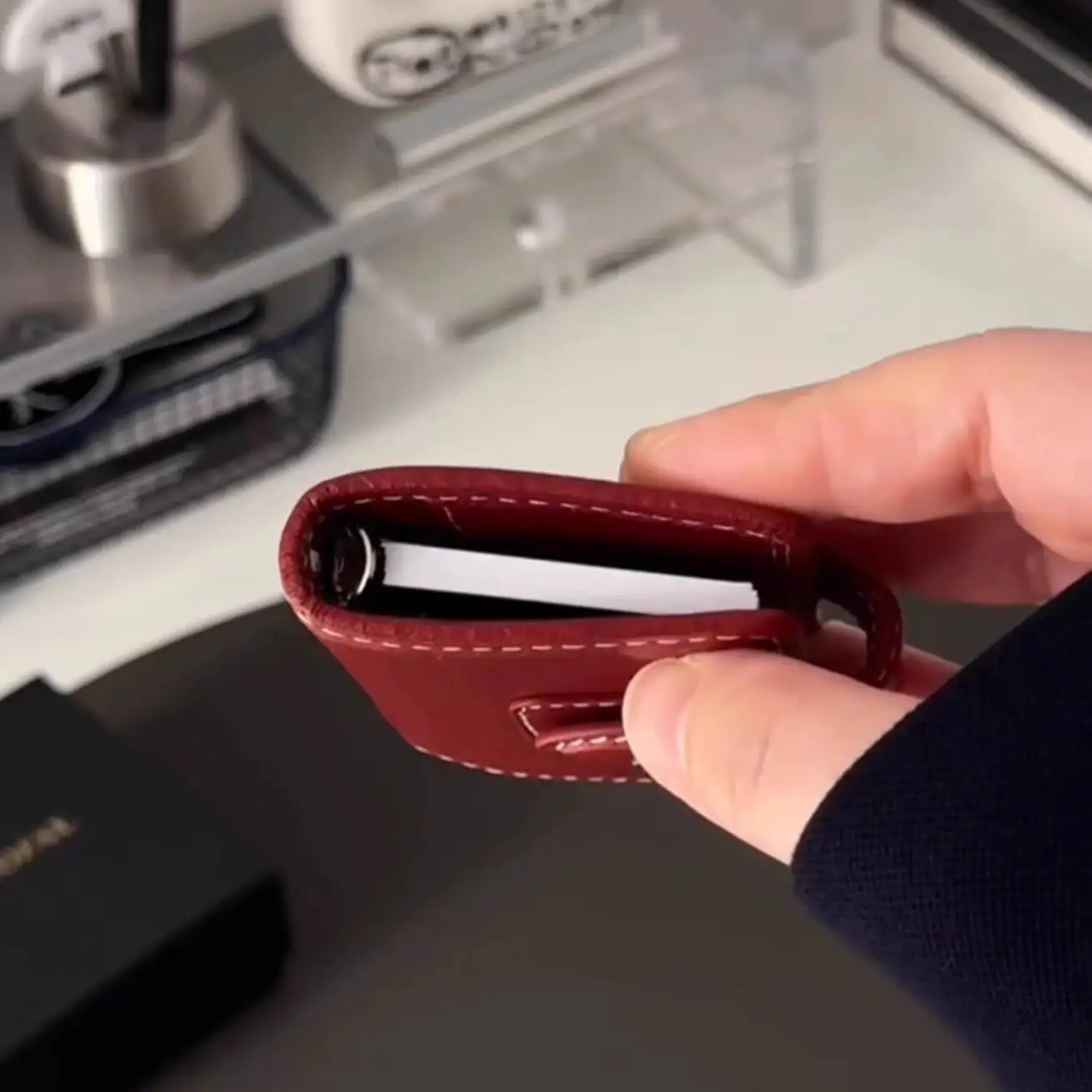 สมุดแพลนเนอร์แบบหลวมขนาดเล็กพกพาสะดวก รุ่น A10  ปกหนัง PU