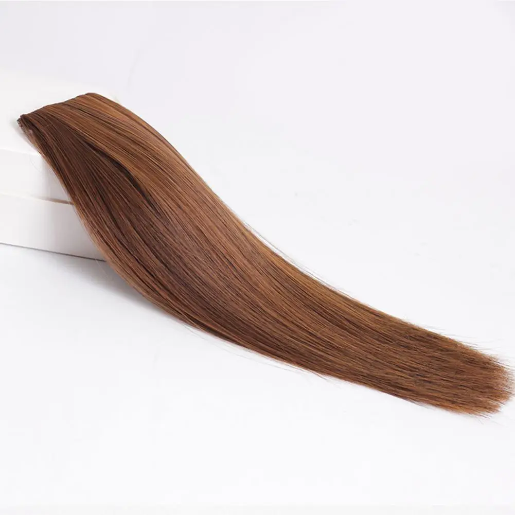 Universal Hair Extension Clip Human Hair Long Elastic Clip Invisible Human Hair Wig Pads  Wig Hair Pad Skin-Friendly