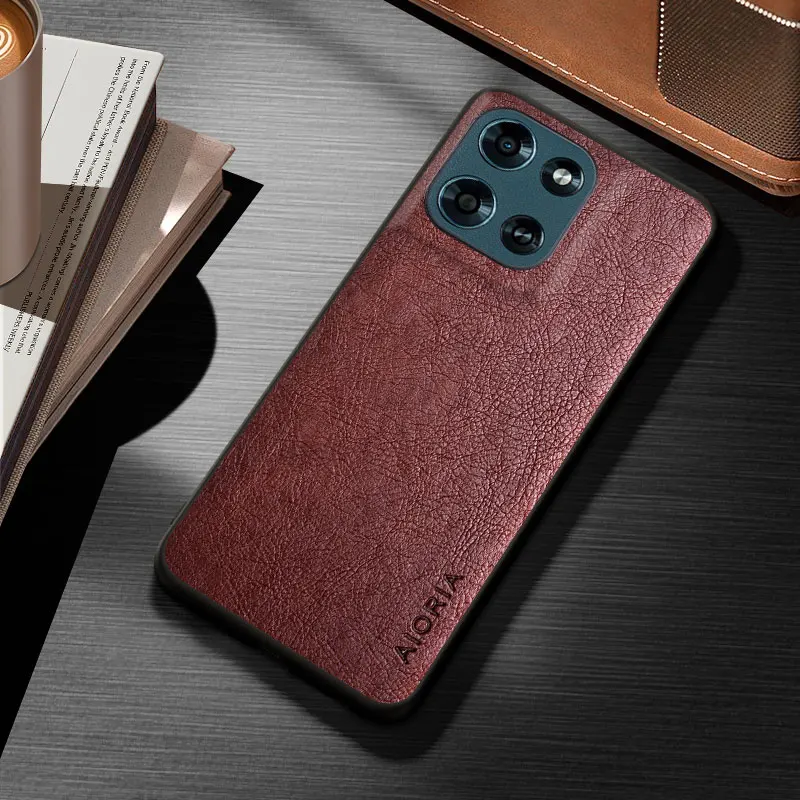 حافظة لهاتف موتورولا موتو جي بلاي 2026 فوندا متينة على طراز الأعمال الكلاسيكي أغطية جلد البولي يوريثان لهاتف موتو جي 2026 #5