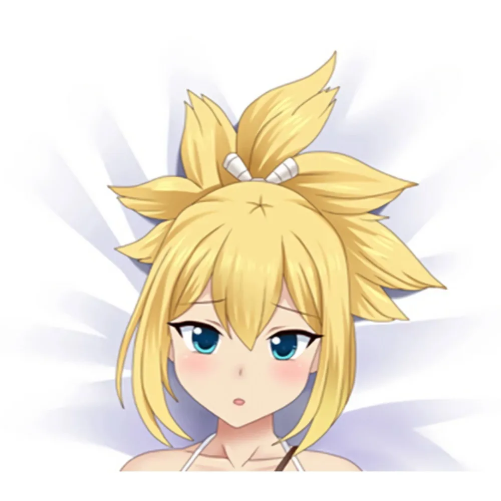 Kohaku Dakimakura Pillowcase Soft Peach‑Skin Long‑Body Cushion Shell Double‑Sided