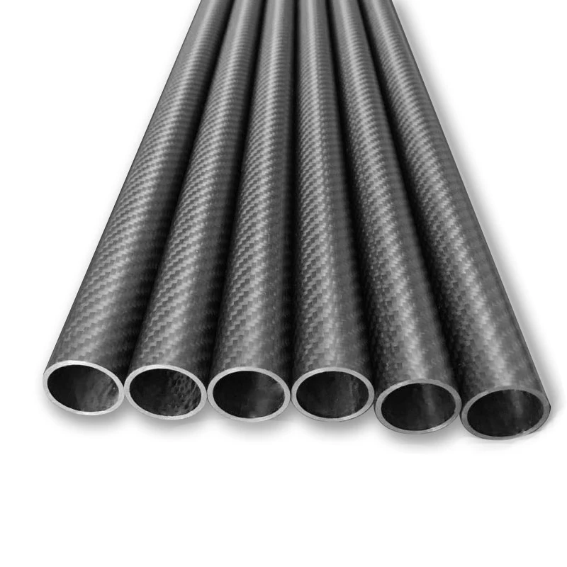 1Pcs Length 1000mm 3K Carbon Fiber Tube High Composite Hardness Material OD: 30 32 33 34 35mm For Plant Protection Aircraft