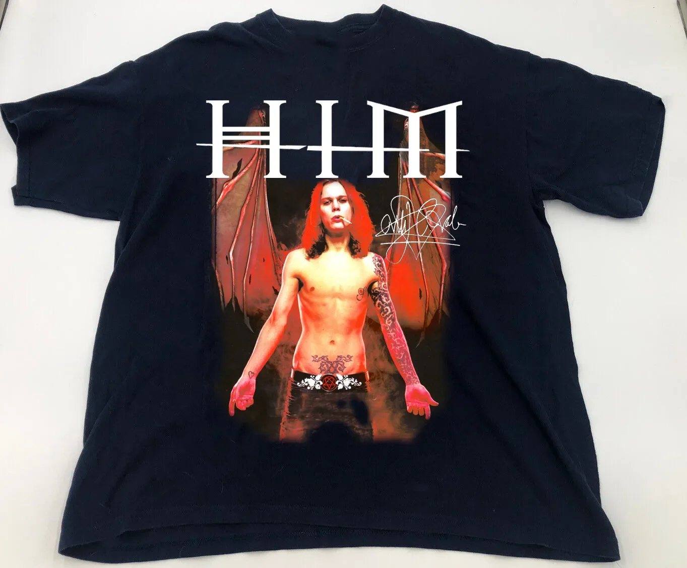 Rare Ville Valo Him Band For Christmas S To 5Xl T Shirt S4350