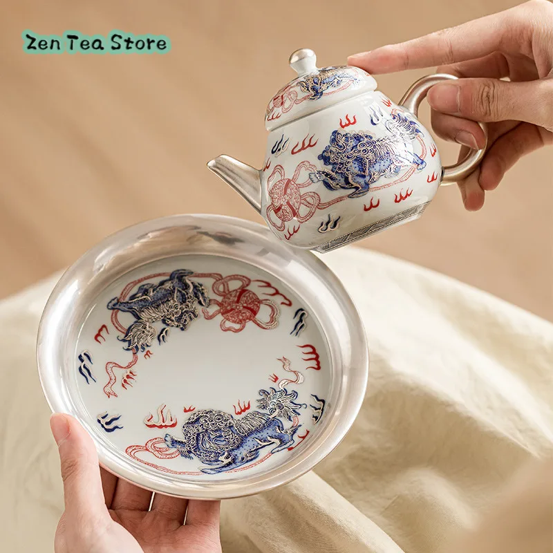 Xingshi Xianrui Tea Pot Light Luxury High-end Ceramic Tea Pot Bearing Beauty Shoulder Teapot Single Pot Gift Box