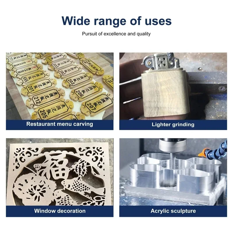 50pieces/Lot 2A Quality Single Flute Spiral Cutter Carbide Router Bit for Acrylic PVC MDF Milling Cutter Wood Working Tools