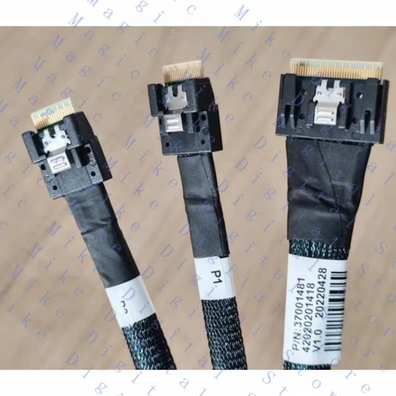 H  for Shuguang Slim SAS SFF-8654 8i to dual 8654 4i 1 point 2 data cable 37001481 65cm