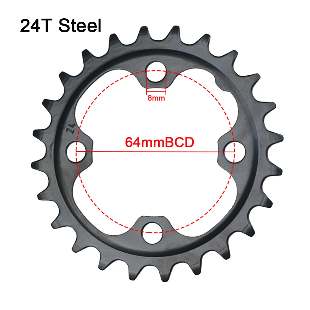 MTB 22/24/26/28/32/36/38/42/44T Bicycle Chainring Chainwheel for Shimano Sram Crankset 64/104BCD Bike Double/Triple Speed Sprock