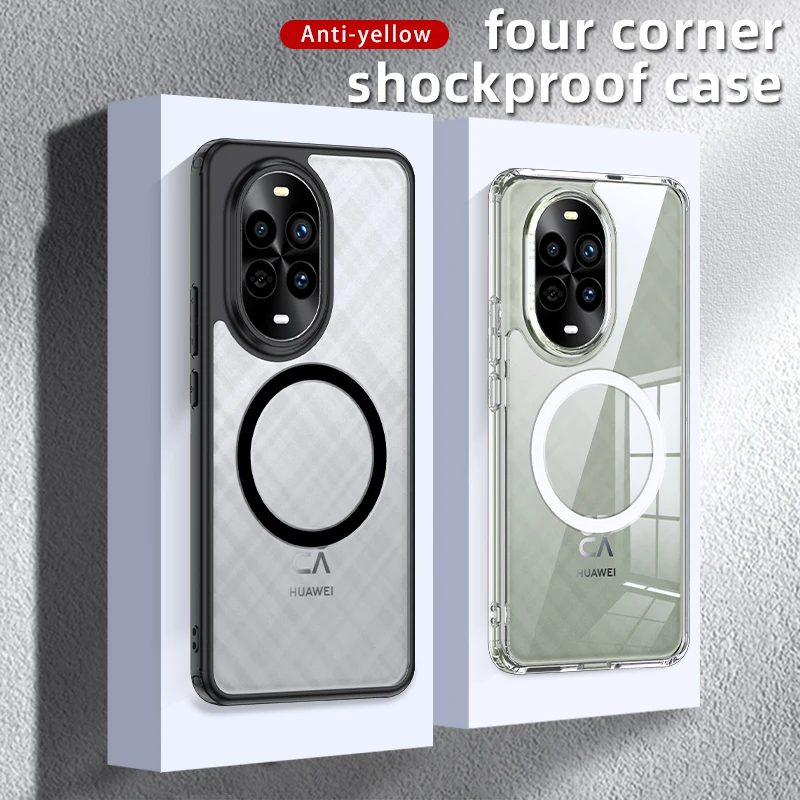 

PC+TPU light and thin Transparent frosted back cover For Huawei nova 13 Pro wireless charging Fall prevention Phone Case