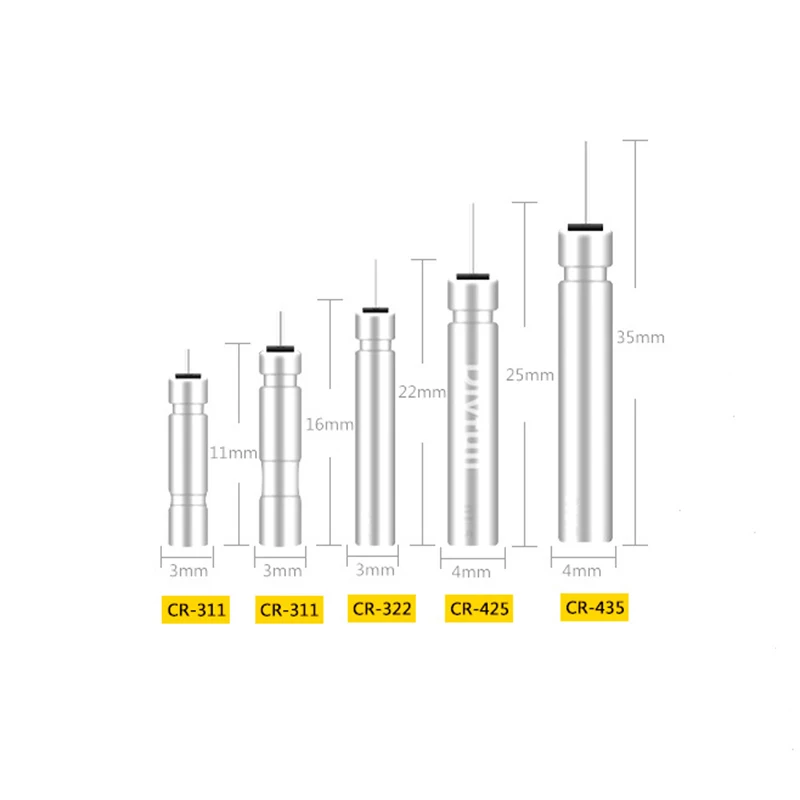 100 buah alat mengapung listrik memancing bercahaya Ly CR311 316 322 425 435 ZH CR425 + 1 tas kait alat pancing aksesoris