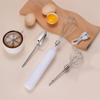 Electric Milk Frother Handheld Egg Beater Coffee Milk Drink Egg Mixer Foamer Foamer Household Kitchen Cooking Tool