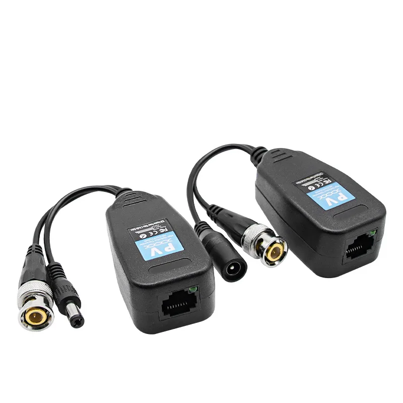 Passieve Video Voeding Twee-In-Één Coaxiale/Analoge Hd Twisted Pair Zender Rj45 Netwerkkabel Naar Bnc Videocamera