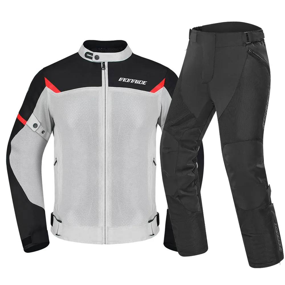 

Summer Men Motorcycle Jacket Motocross Protective Gear Jacket Coat Male Racing Reflective Oxford Clothing Motorbike Jacket