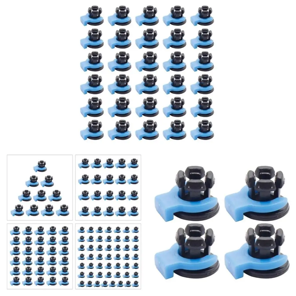 10-50Pcs Bowden Tube Coupling Collet Clamp Clip Bowden Collet And Clip Set,3D Printer Accessories 1.75mm Filament Printer Parts