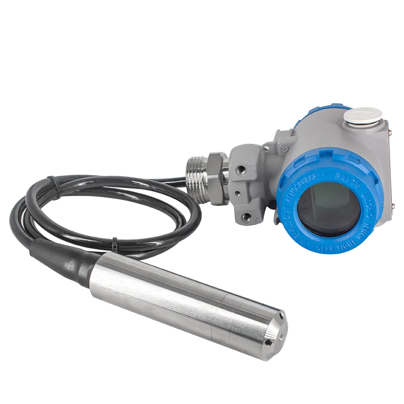 Liquid Oil Water Level Sensor Transmitter Probe Deep Well Tranducer RS485 Output DC24V Power Supply QDY60A