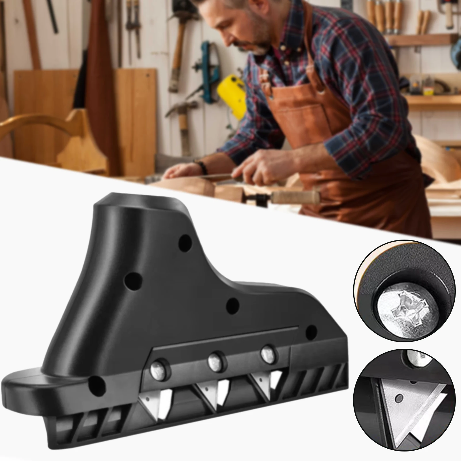 

1PC Plasterboard Quick Cutter Gypsum Board Hand Plane Drywall Edge Chamfer 45°/60° Woodworking Trimmer Hand Tool