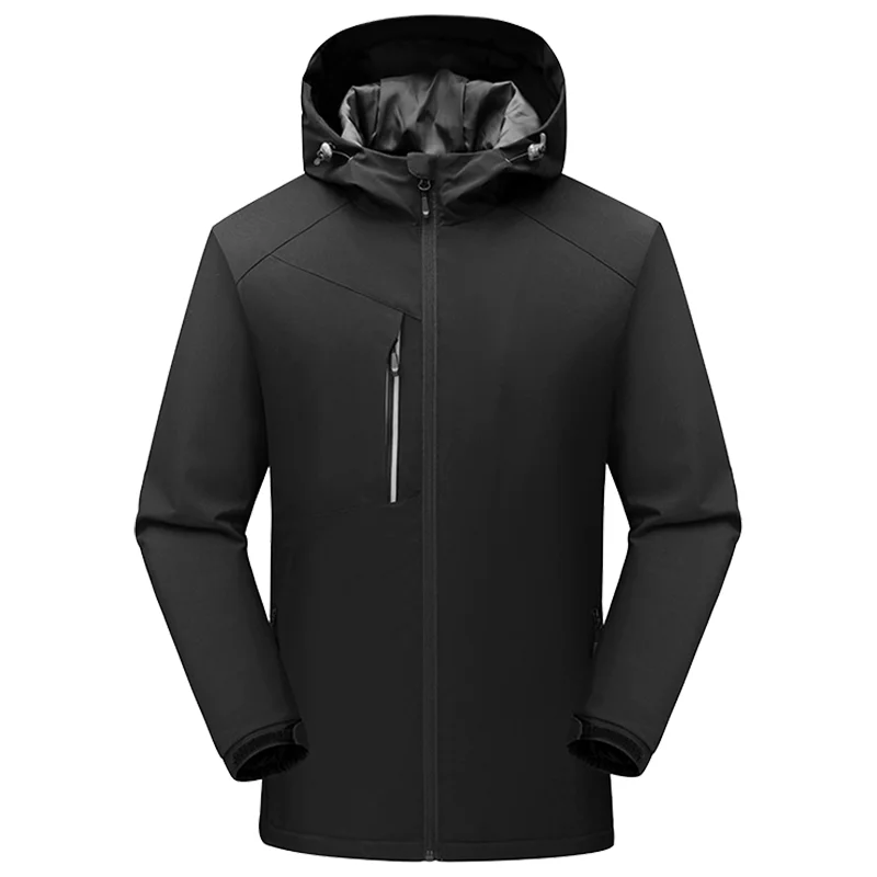 Unbranded Winterjacke Plüsch Unisex Schwarz/M 3