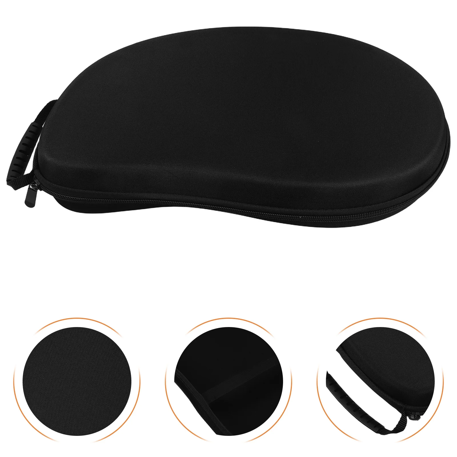 Eva Portable Lyre Harp Mango Shape Shockproof Carry Bag Waterproof Storage Case Musician Pouch Convenient for Outdoor Travel