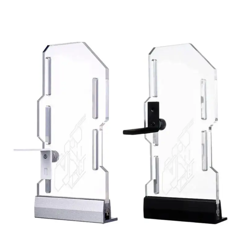 

31BA Acrylic Graphics Card Stand Customizable Height ARGB Syncs Illuminations