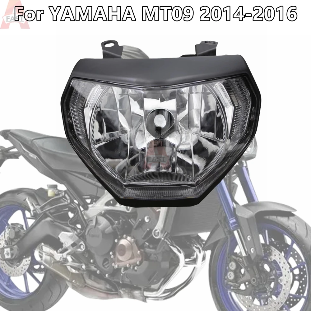 

MT09 Headlights 2013 -2016 Front Lamp White Light Headlamp Headlight For YAMAHA MT09 FZ09 MT-09 2015 Head Light Accessories