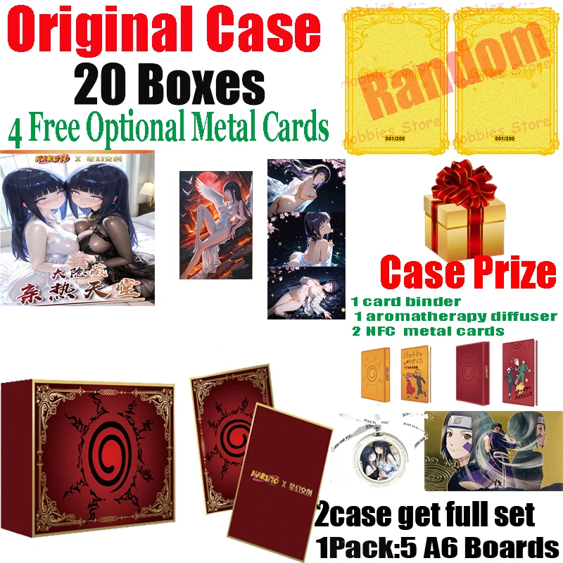 

Star Fantasy Creative Naruto Twelve Goddesses A6 Цветная бумага Аниме Хината Хьюга Сакура Харуно Сексуальная коллекция размеров A6 Игрушка-карточка