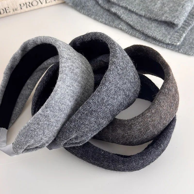 

Headband Thick Knit Wide Crown Lifting Old Money Elegant Versatile Fall Winter Cozy Comfortable for Women Daily