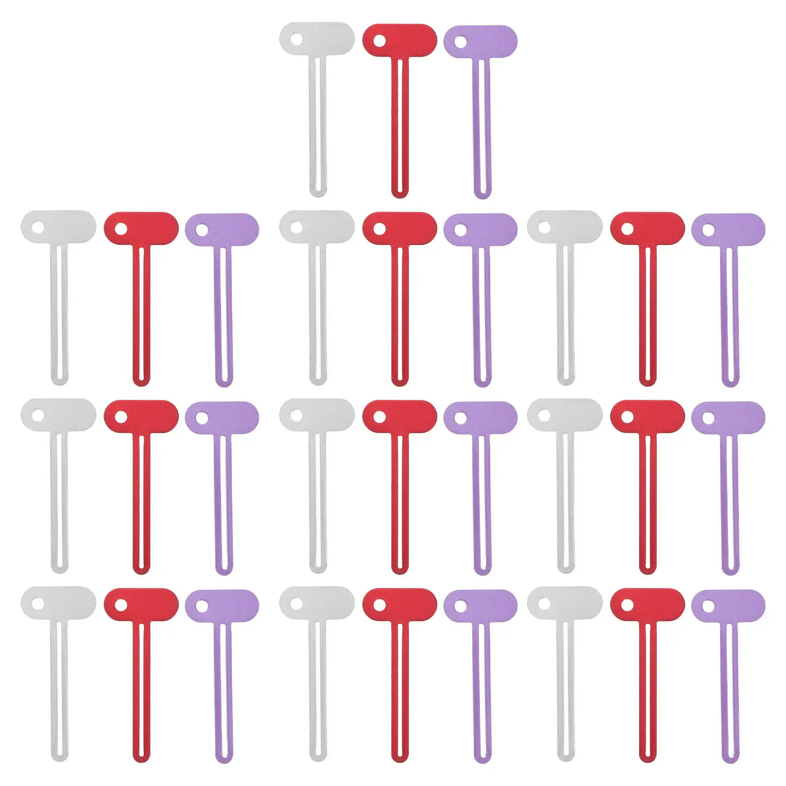 Toothpaste Tube Squeezer 30 Pack Metal Tube Roller Saver for Bathroom Hand Cream and Cosmetic Tubes