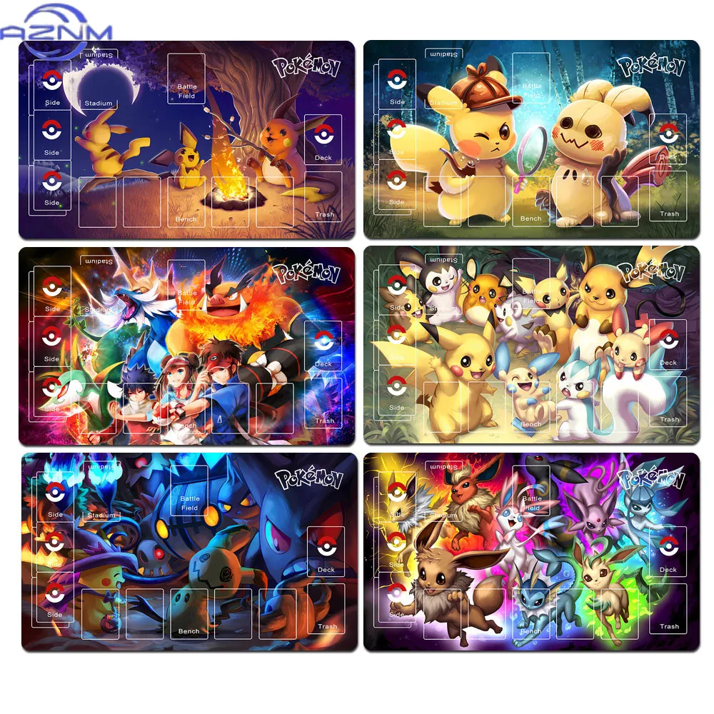PTCG-Matte, Pokémon-Spielmatte, Sammelkartenspiel-Matte, spezielle Karten-Spielmatte für den Tisch.