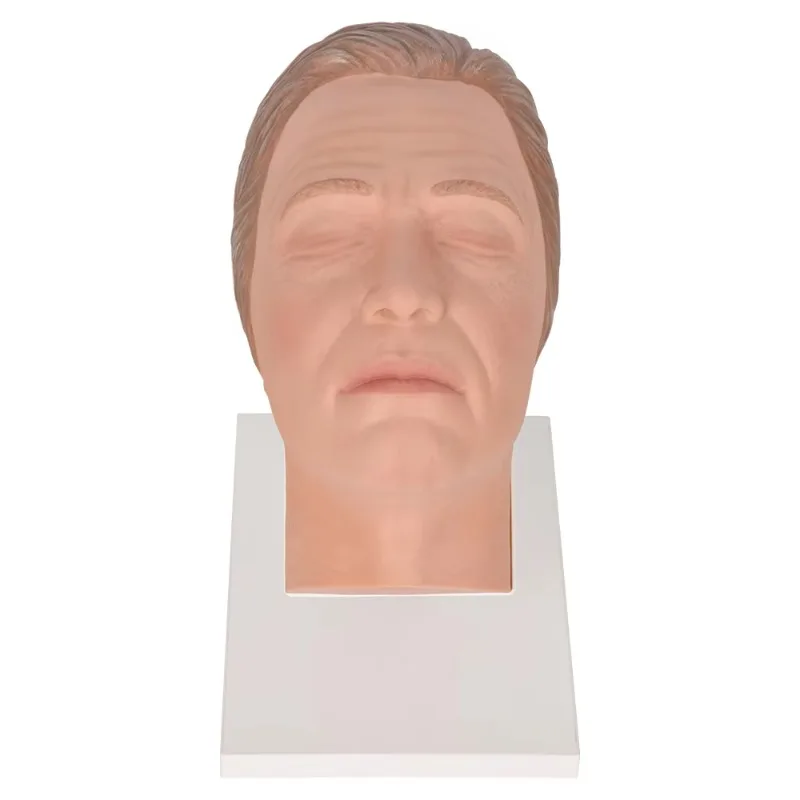 Facial Injection Mannequin Model Head Dermal Injection Manikin HeadFemale Modele forInjection Practice And Skincare Simulation