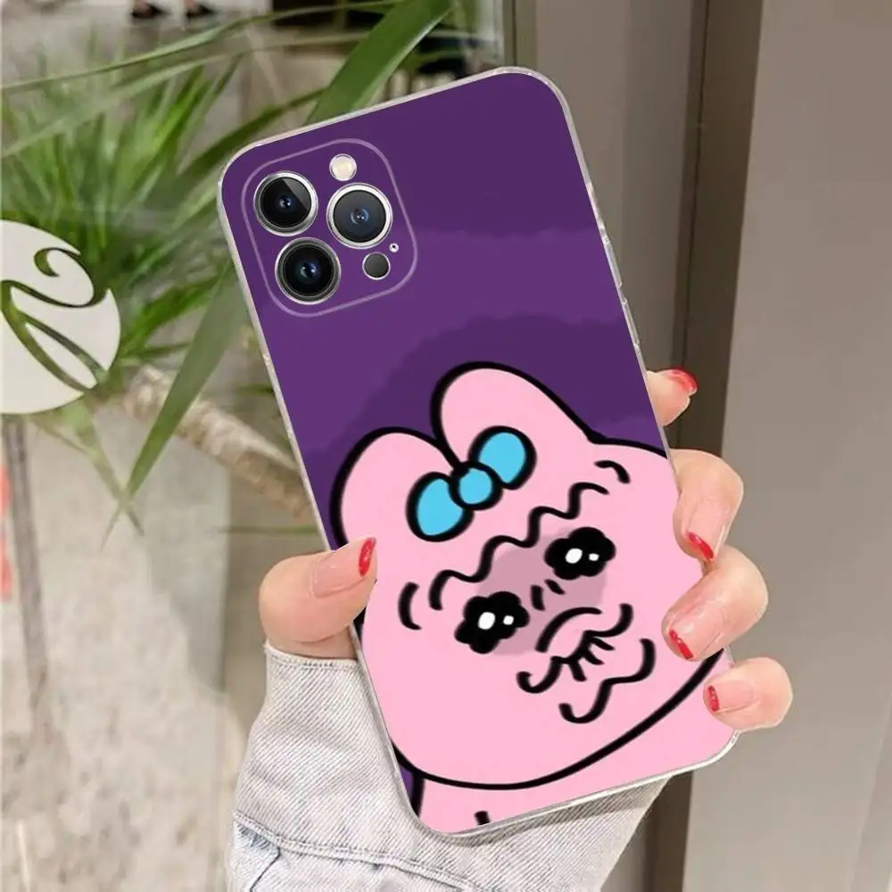 O-Opanchus dibujos animados u-usagis para IPhone 17 16 15 14 13 12 11 Pro Max Plus funda de teléfono de silicona de alta gama