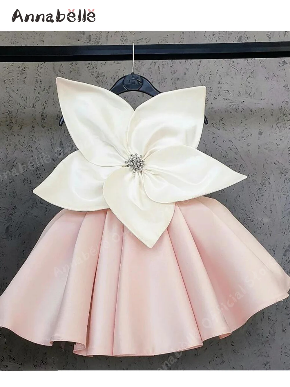 

Annabelle Cate Girl Dresses For Special Occasion Chest Design With Large Flowers Sleeveless Priness Girl Birthday Dresses