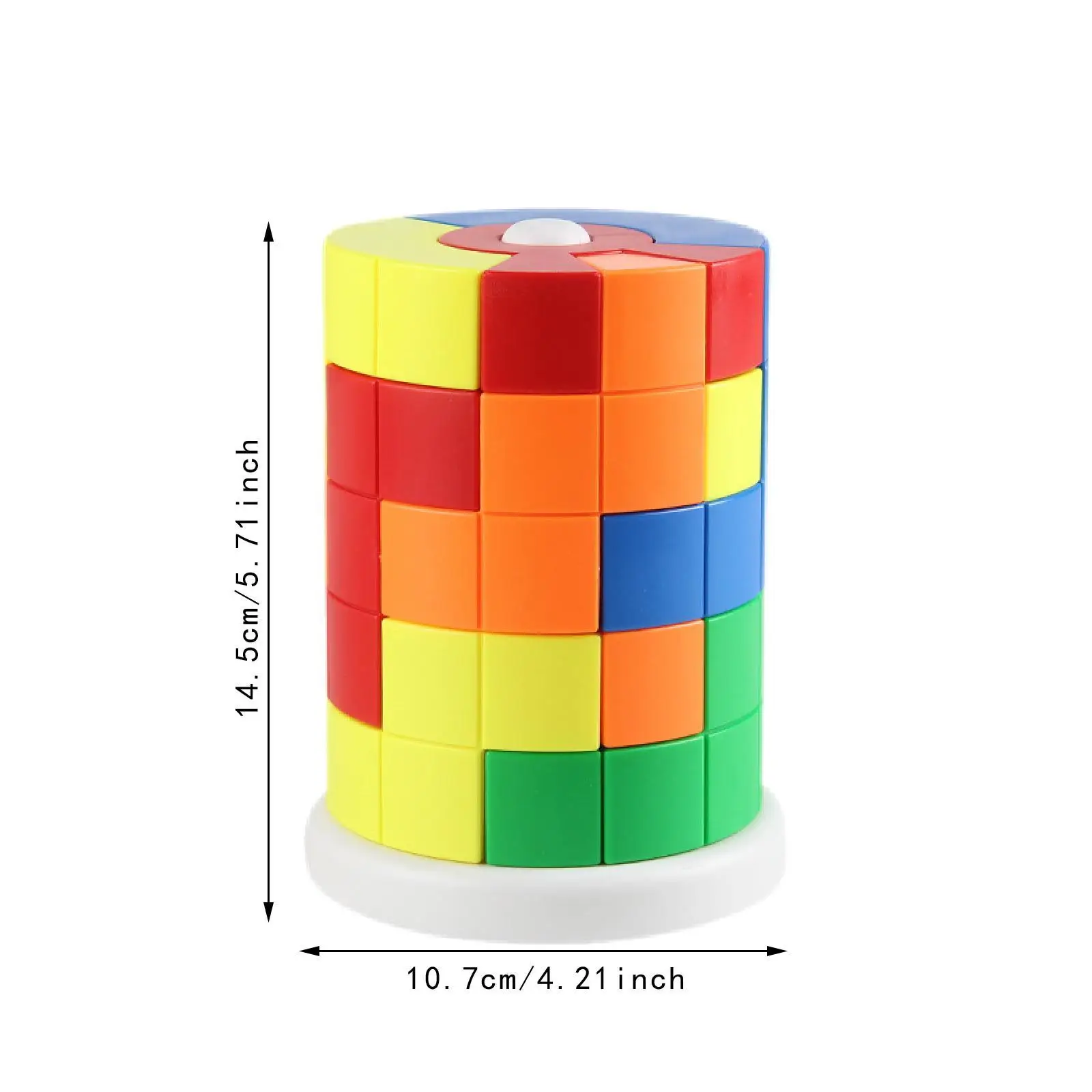 Color Stacker Stacking Toy Fine Motor Skills Hand Eye Coordination Kids DIY Puzzle for Boys Girls Children Kids Age 1-3 Gifts