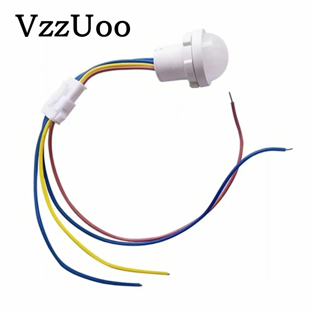 VzzUoo Mini Closet PIR Sensor Detector Smart Switch 110V 220V PIR sensore di movimento a infrarossi rilevamento sensore automatico interruttore