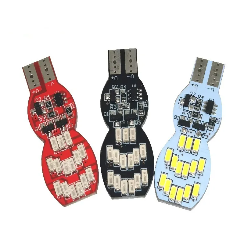 

10pcs Car LED Light T10 3014 30SMD Width Indicator Reading Light High Brightness Decoding Motorcycle Flashing Water Light 12V