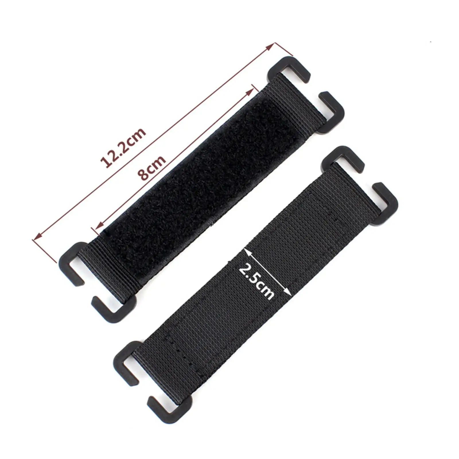Nylon Molle Hook Adhesive Patch Panel Board for Backpack ID Holder with Durable Plastic Base Outdoor Gear - view 3