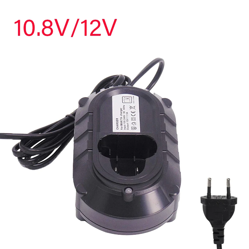 Optional UK Plug Battery Charger for Makita 10.8V/12V Lithium-ion Batteries BL1013 DC10WA, Brand New Lithium-ion Battery Charger