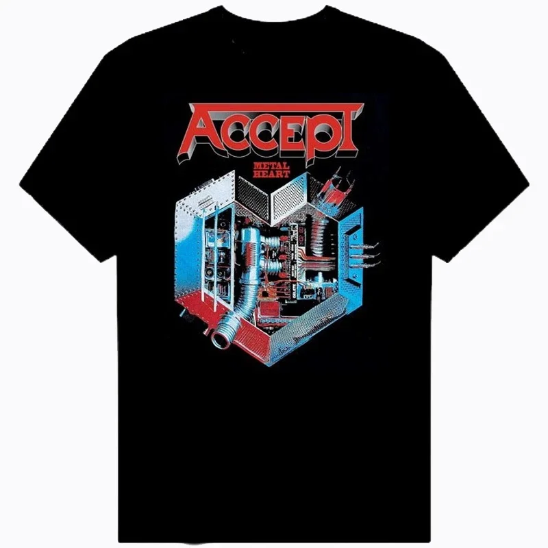 2026 طباعة فرقة Acc وEpt مناسبة لجميع المواسم، قمصان رجالية ونسائية، أكمام قصيرة، كاجوال فضفاض، فاخر #1