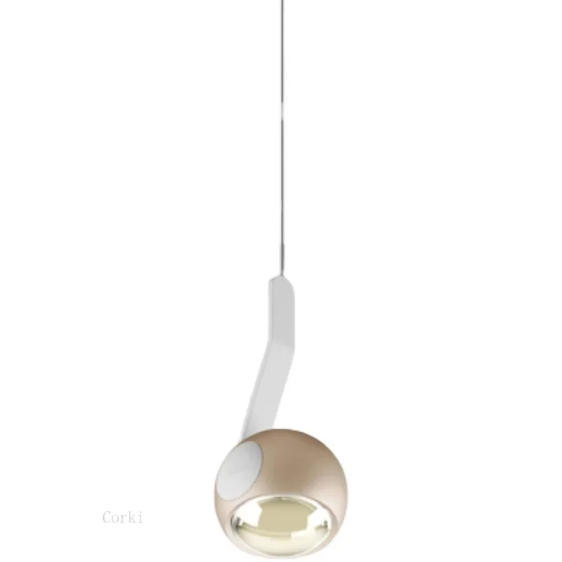 German Minimalist Modern Designer Restaurant Bedroom Bar Study Bedside Villa Large Flat Entrance Small Chandelier image 6