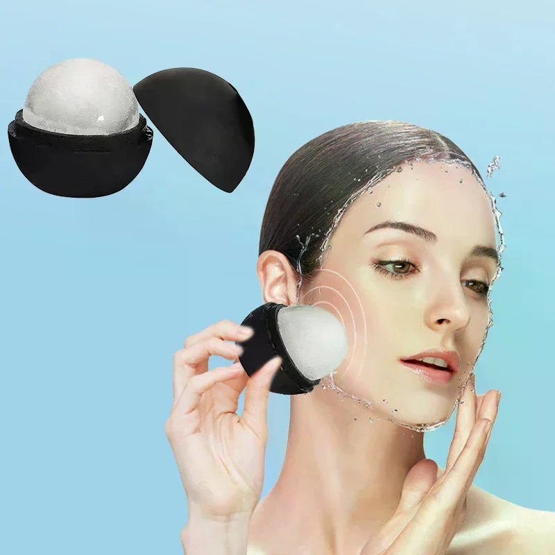 1pc Ice Roller For Face And Eye Facial Beauty Ice Roller Skin Care Tools Ice Facial Cube Silicone Ice Mold Beauty Acc...