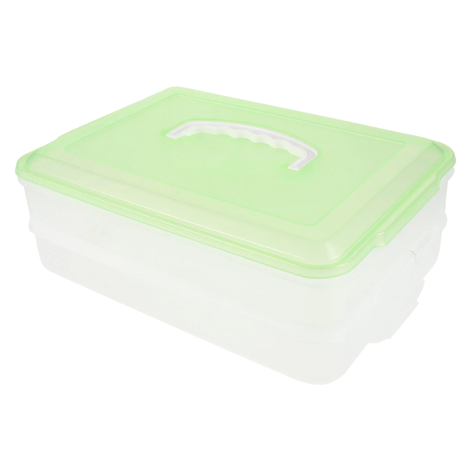 

Dough Storage Box Cube Container Fridge Freezer Holder Large Capacity Reusable Plastic dumpling box fridge food